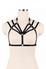 Siyah Fantezi Seksi Harness Aksesuar APFT140-S1